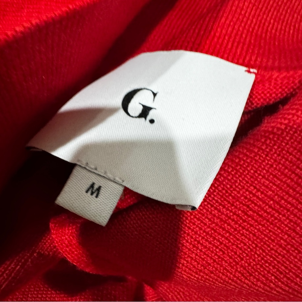 G. LABEL BY GOOP Avery Polo in bright red NEW - Picture 8 of 8